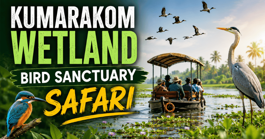 Kumarakom Wetland Bird Sanctuary Safari