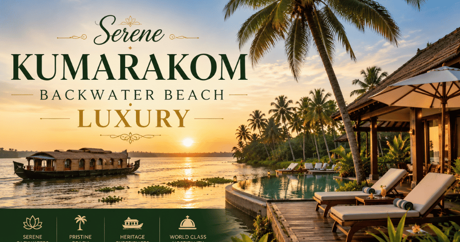 Serene Kumarakom Backwater Beach Luxury